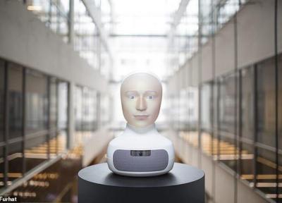 سر رباتیک که حالات چهره افراد را تشخیص می دهد