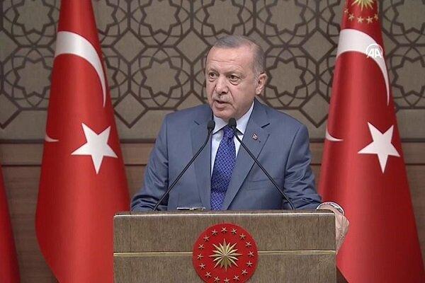 اردوغان: احدی نباید از حضور ترکیه در منطقه ناراحت باشد اردوغان: احدی نباید از حضور ترکیه در منطقه ناراحت باشد