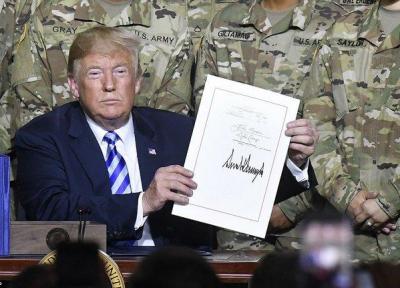 ترامپ لایحه بودجه نظامی 717 میلیارد دلاری آمریکا را امضا کرد
