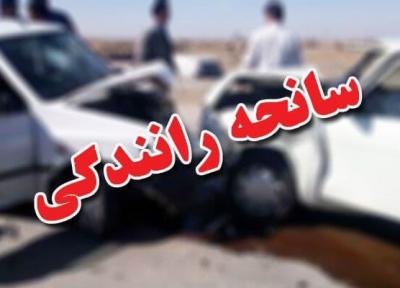 یک کشته و سه زخمی در حادثه رانندگی محور جوانرود